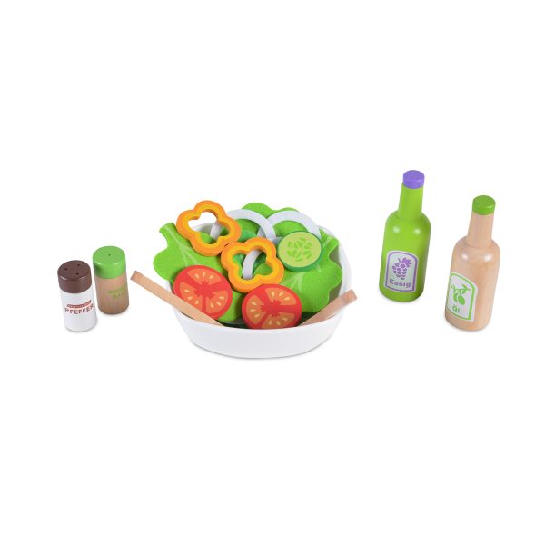 4303 Wooden salad set 12 pcs
