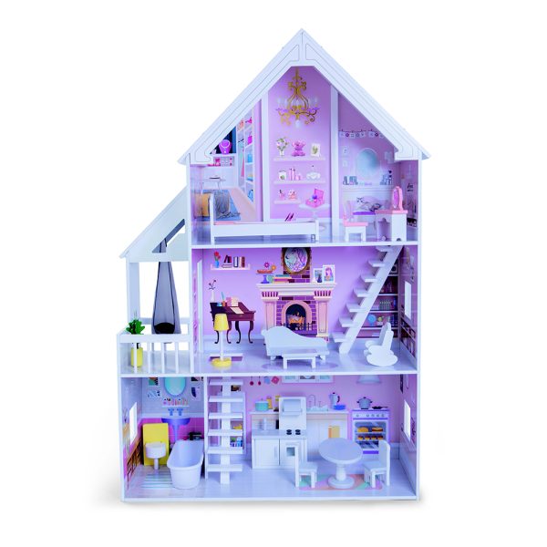 4127 Wooden doll house Cinderella 16 pcs