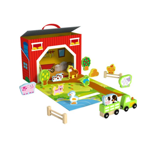 Tooky Toy Farm play box 17 pcs TY201