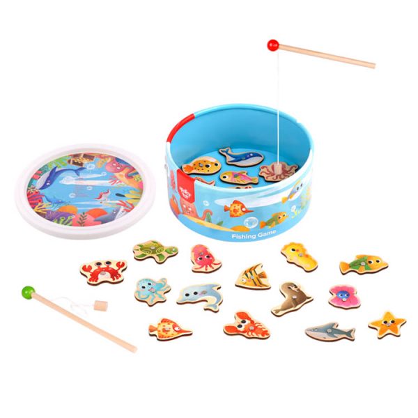 Tooky Toy Fishing game 22 pcs TL095