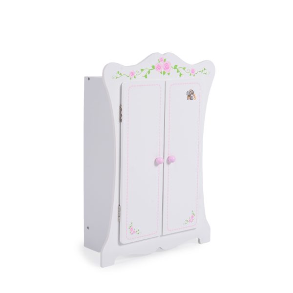 Wooden Wardrobe with 3 Hangers