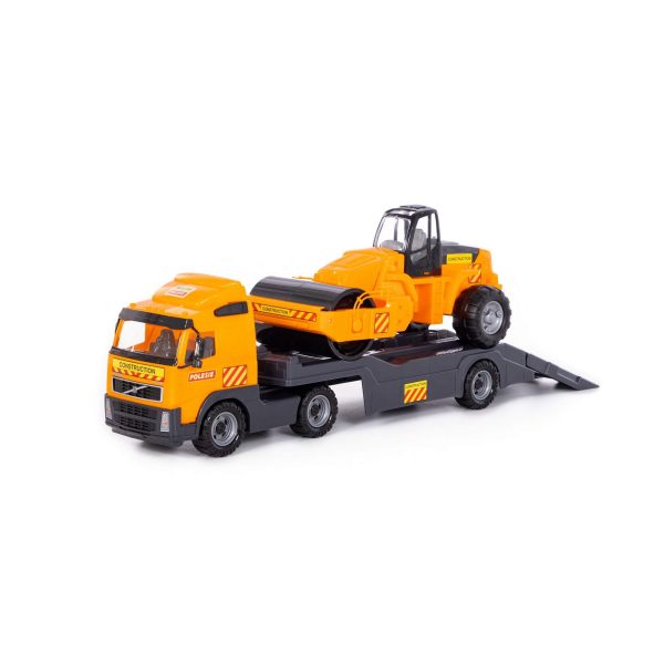 Polesie 36902 Trailer truck + road roller