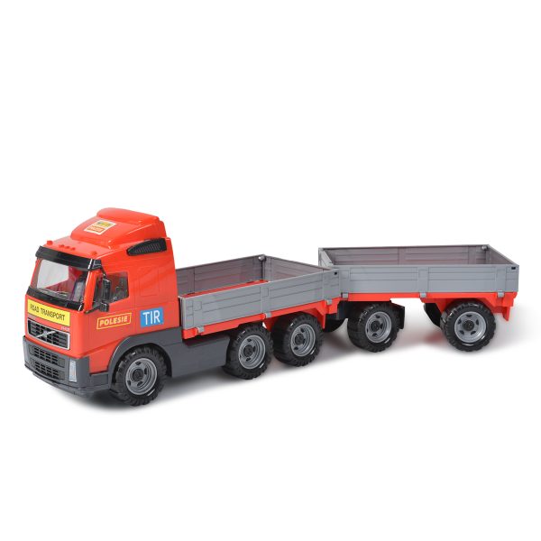 Polesie 9722 Volvo power truck ramp with trailer