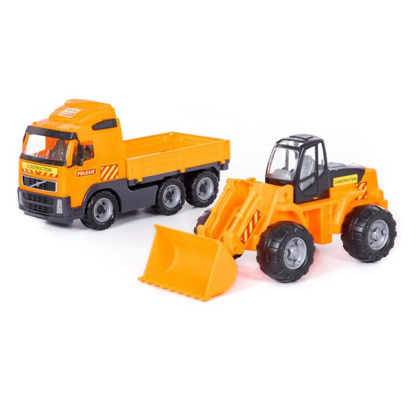 Polesie 36865 Ramp truck + loader Vlolvo