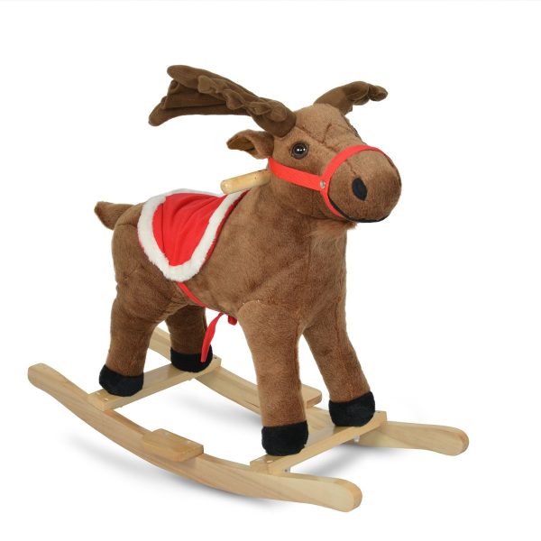 Plush rocking deer Rudolf WJ-001