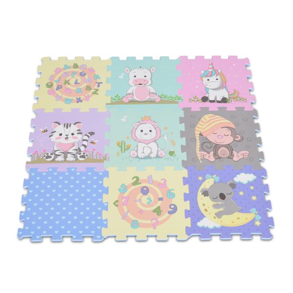 Moni Toys 3086 9 pcs HT printed puzzle - education&anima