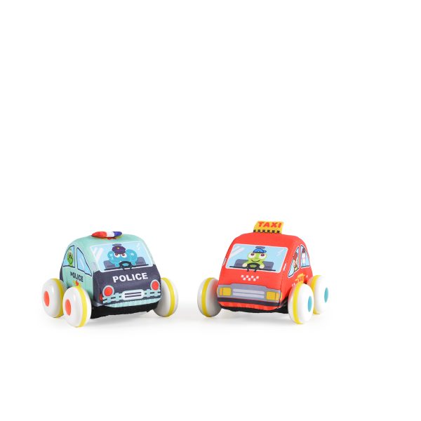 Set of friction soft cars