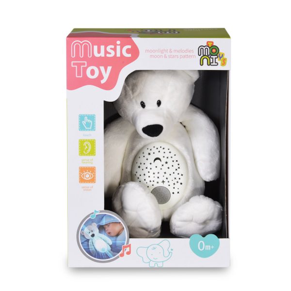 Night lamp with white noise White bear K999-313