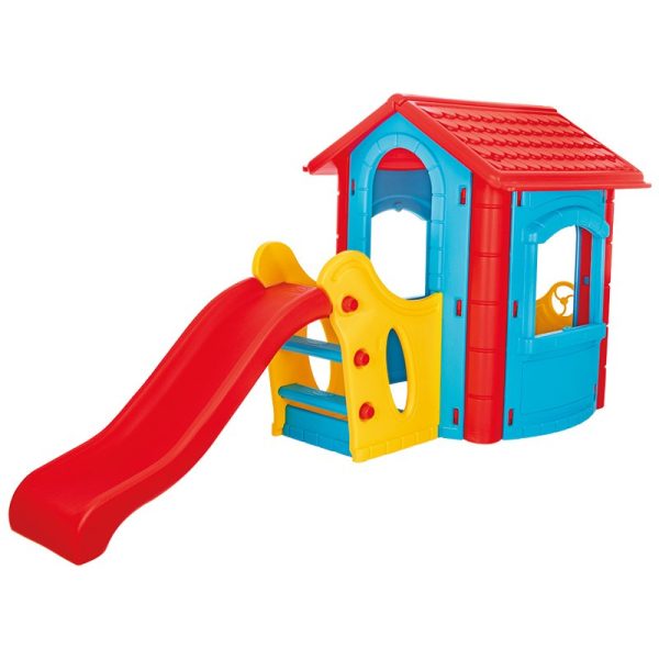 Pilsan 06432 Garden house with slide blue/red