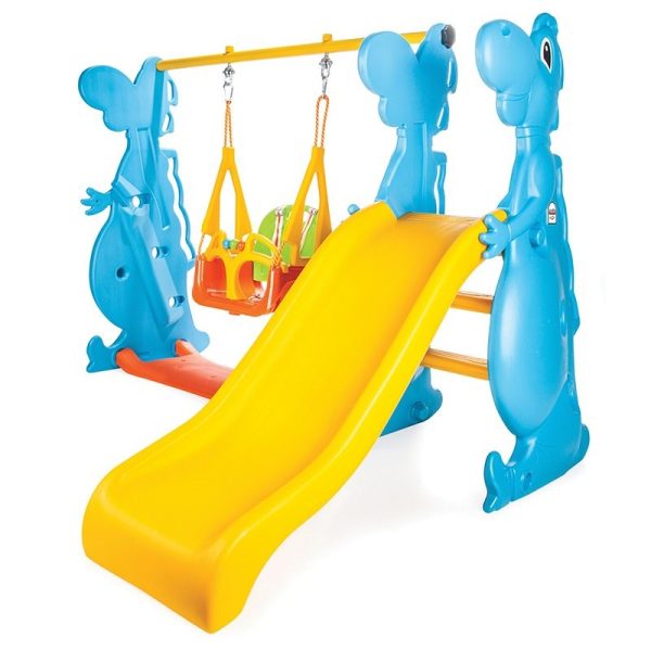 Pilsan 06099 Dino slide and swing set