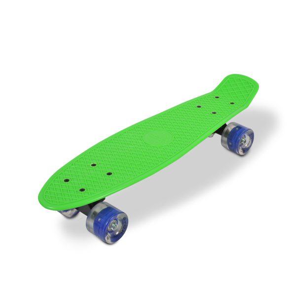 Skateboard 22`` SPICE LED green
