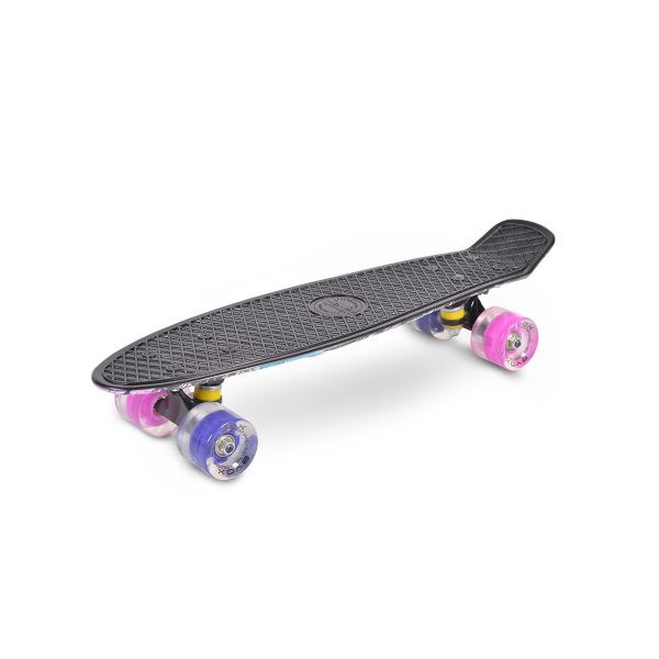 Skateboard 22`` GRAFFITI Pink LED