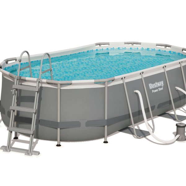 Bestway 56620 Power Steel Oval 4.24m x 2.50m x 1.00m
