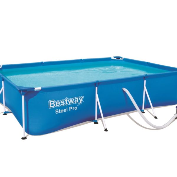 Bestway + Filter pomp 56411 Steel Pro Power Pro Frame Pool 3.00m x 2.01m x 66cm