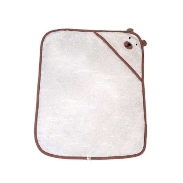 Hooded towel Baloo new collection 2020 90/70cm ecru