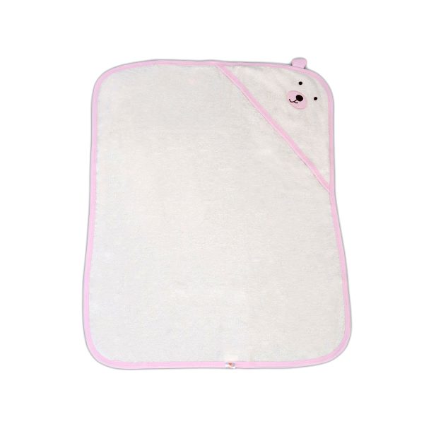 Hooded towel Baloo new collection 2020 90/70cm pink