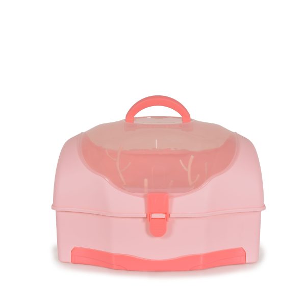 Bottle drying rack Blooming pink