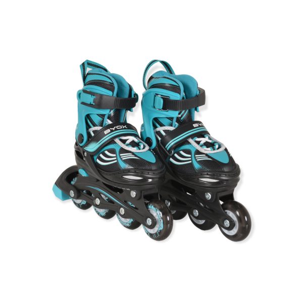 Skates 2in1 Double turquoise S /30-33/