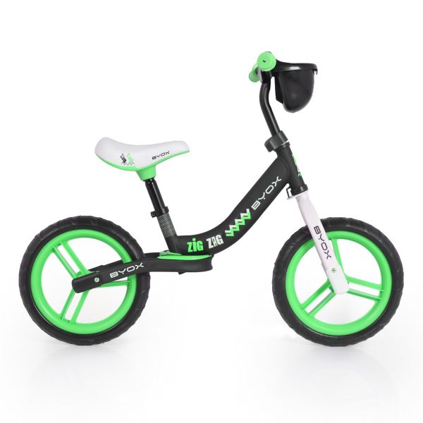 Balance bike ZIG ZAG green
