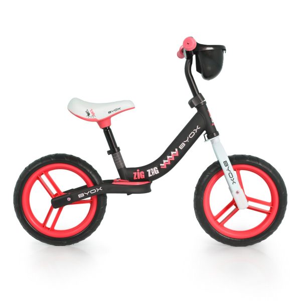 Balance bike ZIG ZAG red