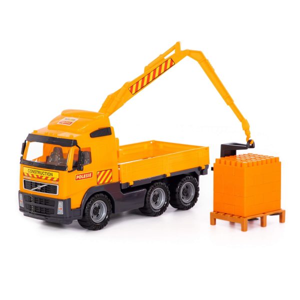 Polesie 58300 Volvo PowerTruck truck with crane arm