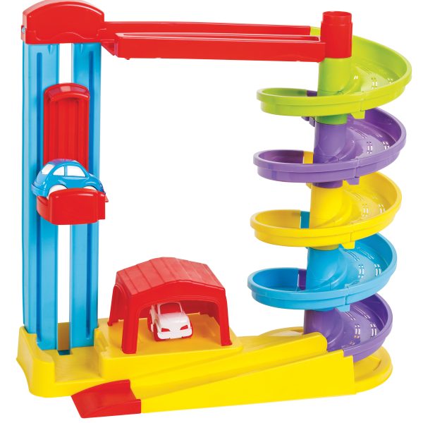 Pilsan 07668 Road set with car lift