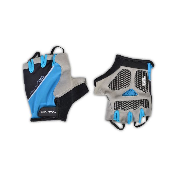 Bicycle half glove AU201 blue size S