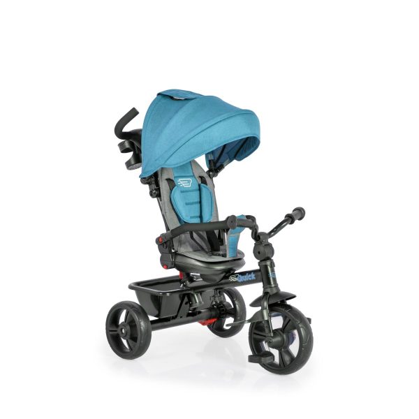 Tricycle Quick with adjust. backrest turquoise