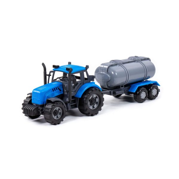 Polesie 91550 PROGRESS friction powered tank tractor, blue
