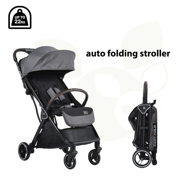 Baby Stroller Easy fold grey