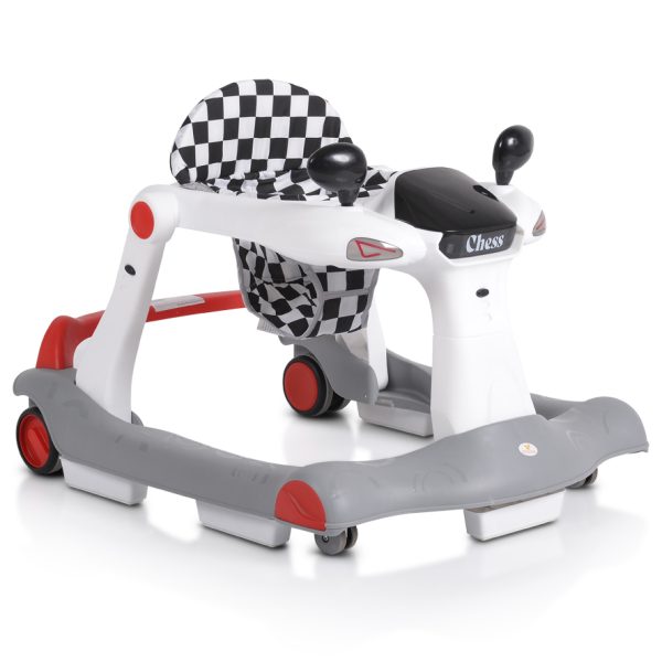 Baby walker Chess 2 in 1 red