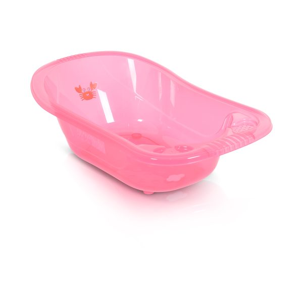 Transparent bathtub Omar pink, 90cm