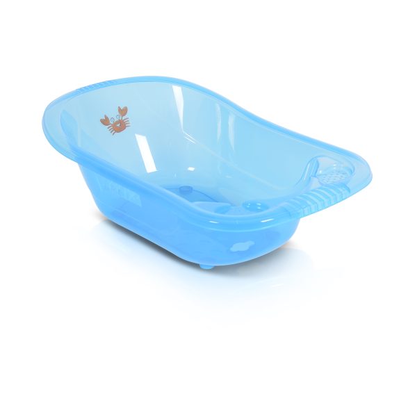 Transparent bathtub Omar blue, 90cm