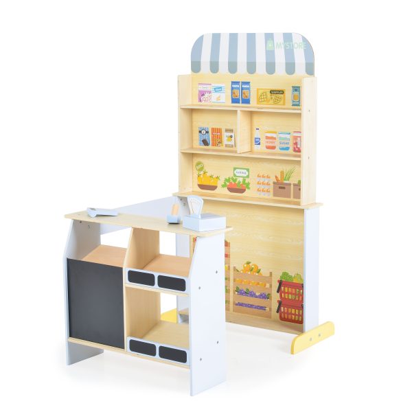 Wooden supermarket 4426 5 pcs