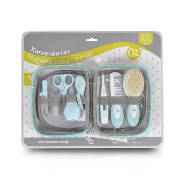 Hygiene baby care set blue