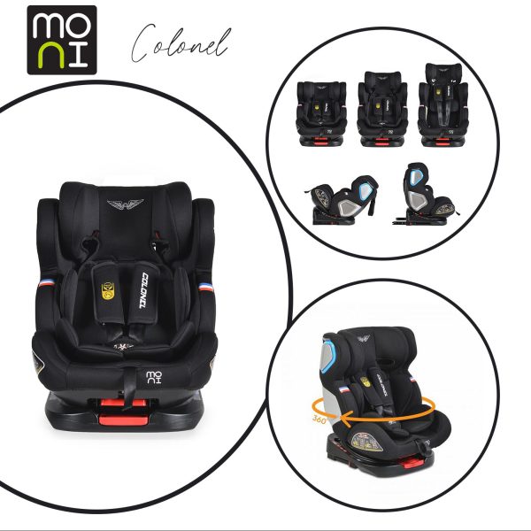 Car seat Colonel Isofix black