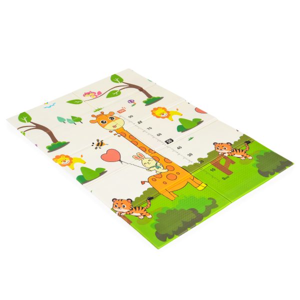 Foldable XPE play mat Wild animals