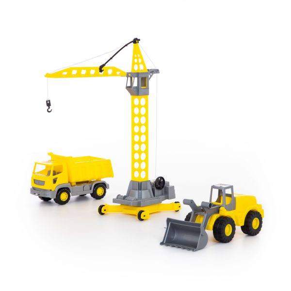 Polesie 57150 Construction machinery set, 3 pcs (box)