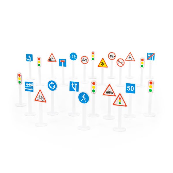 Polesie 64219 Traffic signs set, 24 pcs (bag)