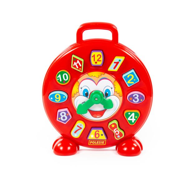 Polesie 62741 Clown clock shape sorter