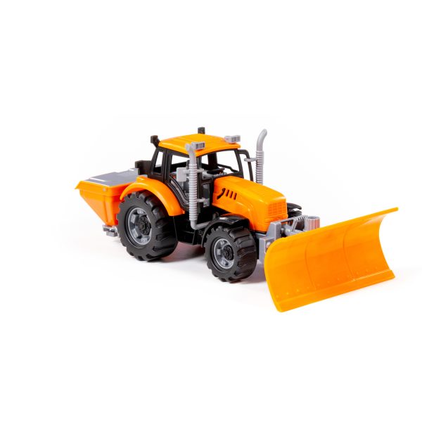 Polesie 91772 Progress friction powered snow-plough tractor