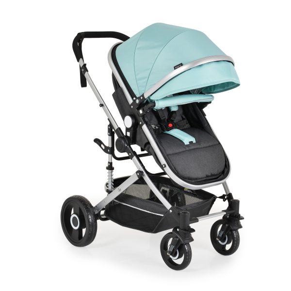 Baby stroller Ciara turquoise with black