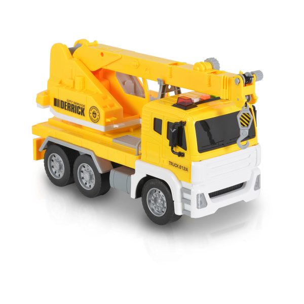 1:12 Crane truck yellow WY812A