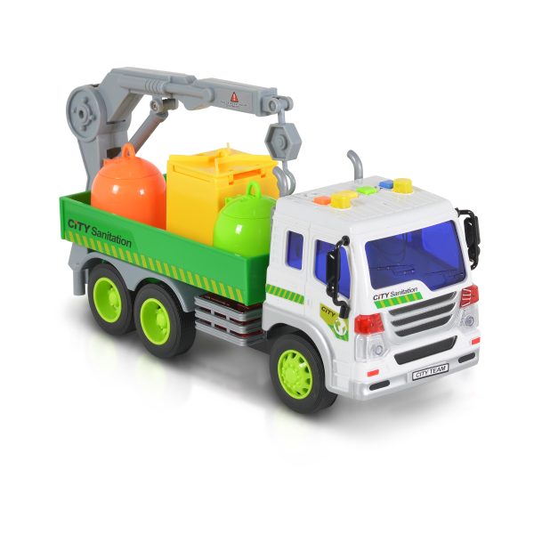 1:16 Truck with bins and crane WY320C
