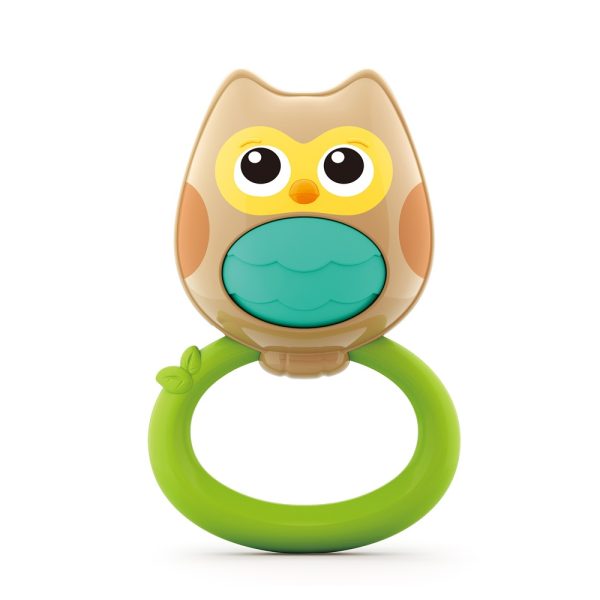 Hola Animal Orchestra Rattle - Owl Maraca E318B-4