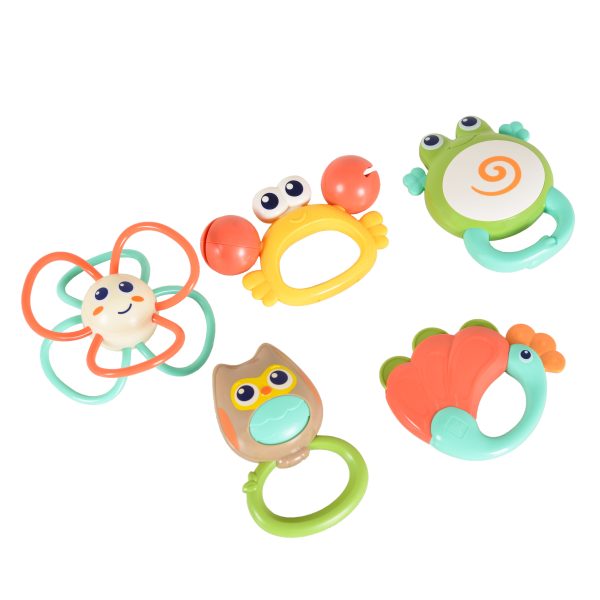 Hola Animal Orchestra Rattle (5 models assorted/5 pcs in box) E318B