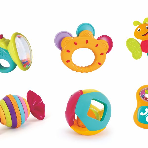 Hola Rocking Rattles (6 models assorted/6 pcs in box) 939A