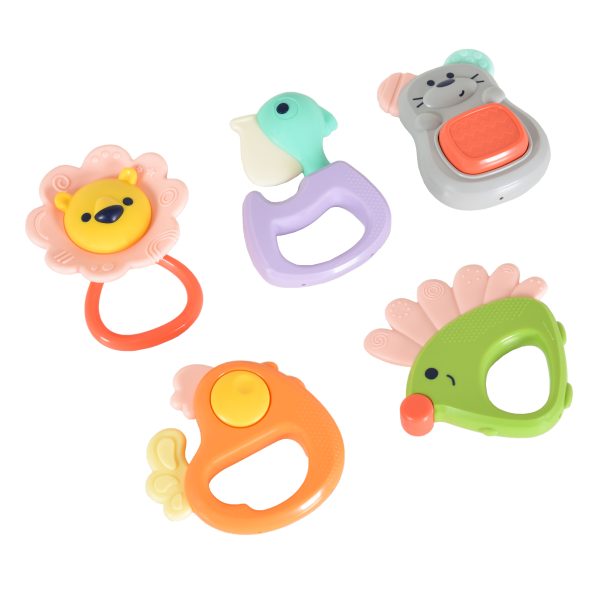 Hola Forest Baby Teether (5 models assorted/5 pcs in box) E318A