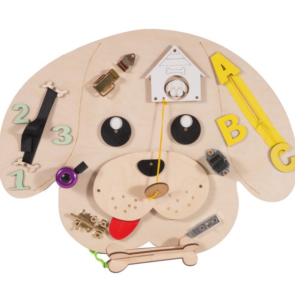 Montessori wooden board Dog