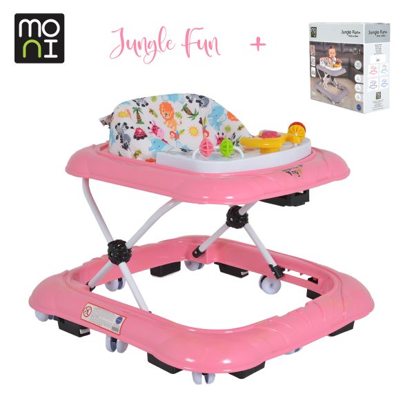 Baby walker Jungle fun + pink